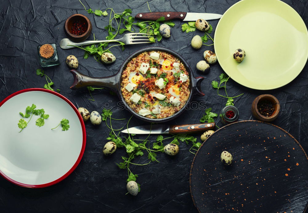 Similar – Colourful tomatoes with mozzarella cheese on the kitchen table