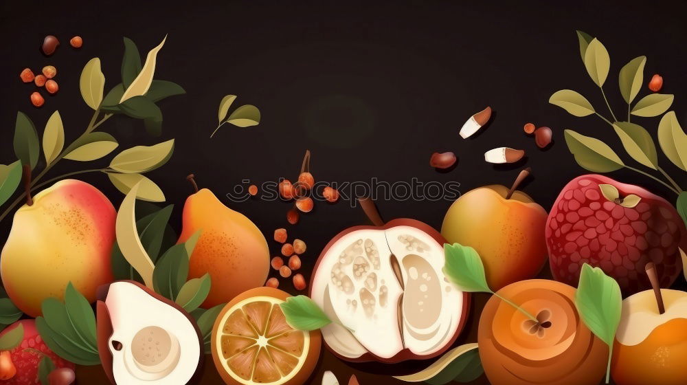 Similar – Image, Stock Photo Oranges on dark background