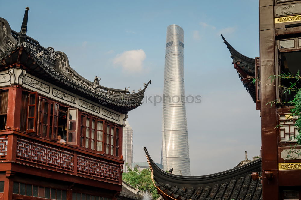 Similar – Image, Stock Photo Bai Dinh Pagoda in Vietnam. Evening view against the sky and Vietnamese green landscape. Religious complex in Ninh Binh