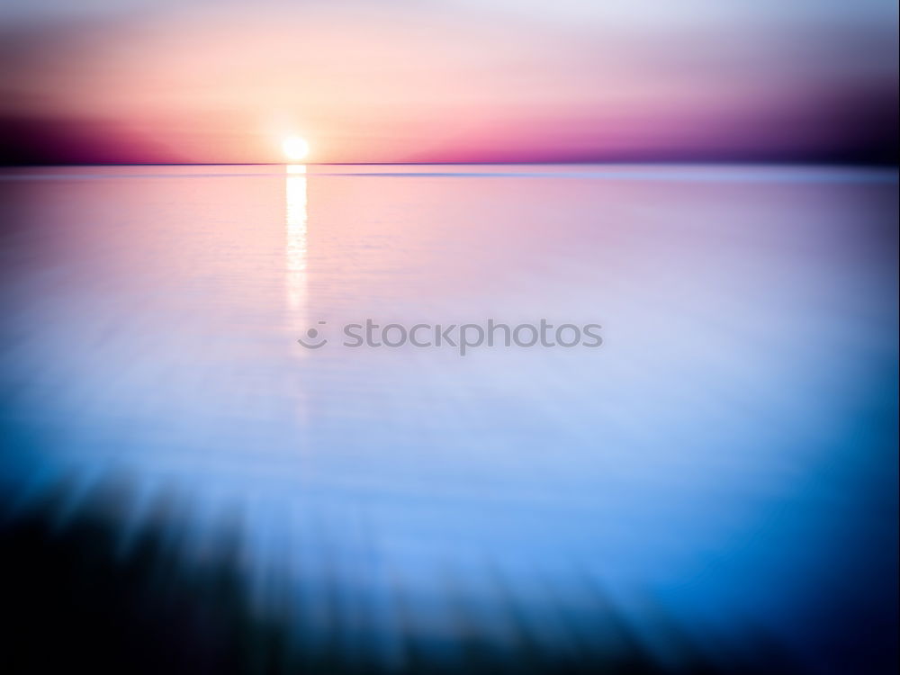 Similar – Image, Stock Photo Blue hour on the beach