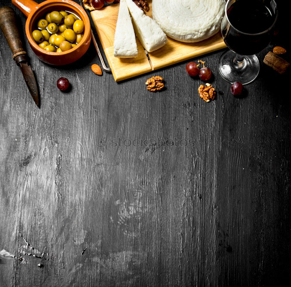 Similar – Image, Stock Photo Cheese with wine and grapes