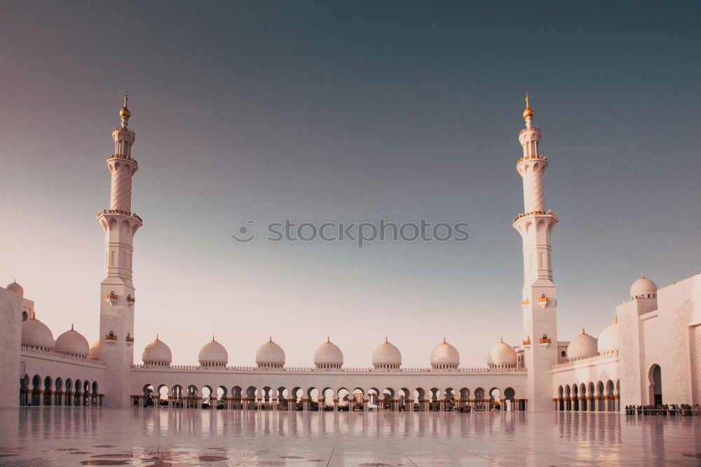 Similar – Outside Sheikh Zayid Mosque Abu Dhabi at sunset