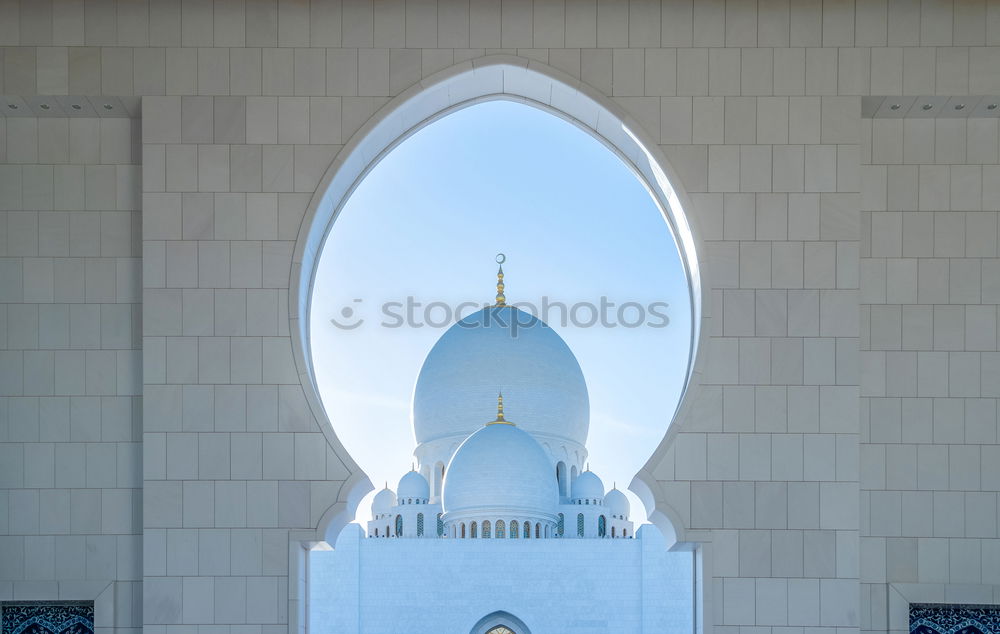 Similar – Image, Stock Photo blue sky above the curch