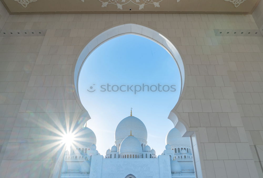 Similar – Image, Stock Photo blue sky above the curch