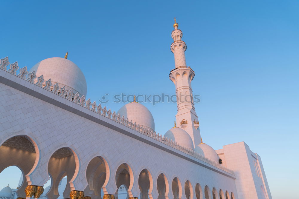 Similar – Outside Sheikh Zayid Mosque Abu Dhabi at sunset