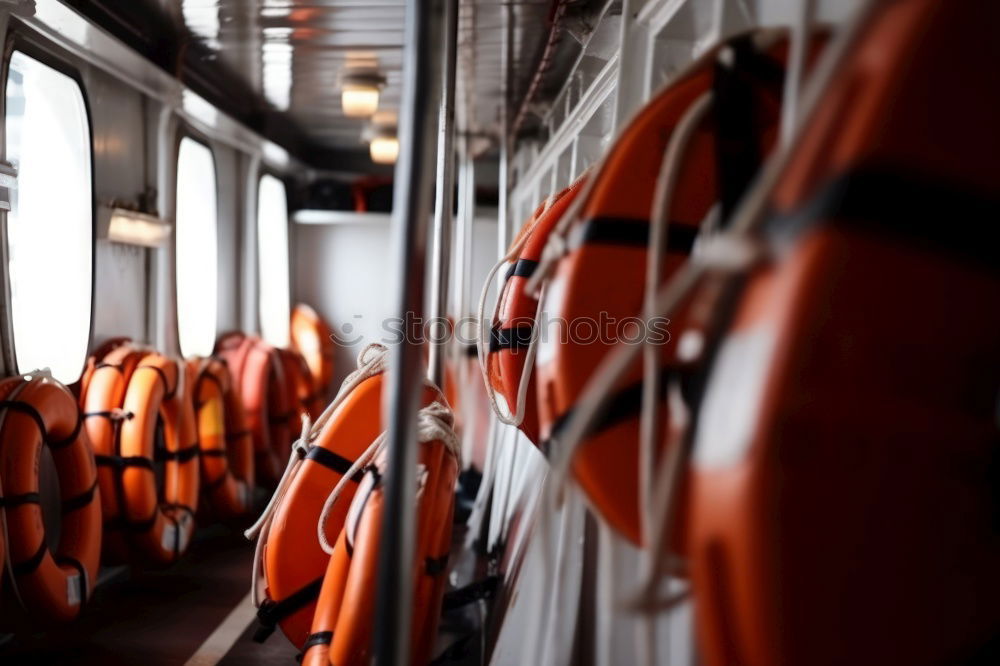 Similar – Image, Stock Photo Interior of a ferry with colourful seats