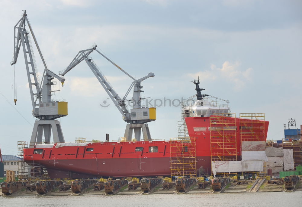 Similar – port_view Watercraft Crane