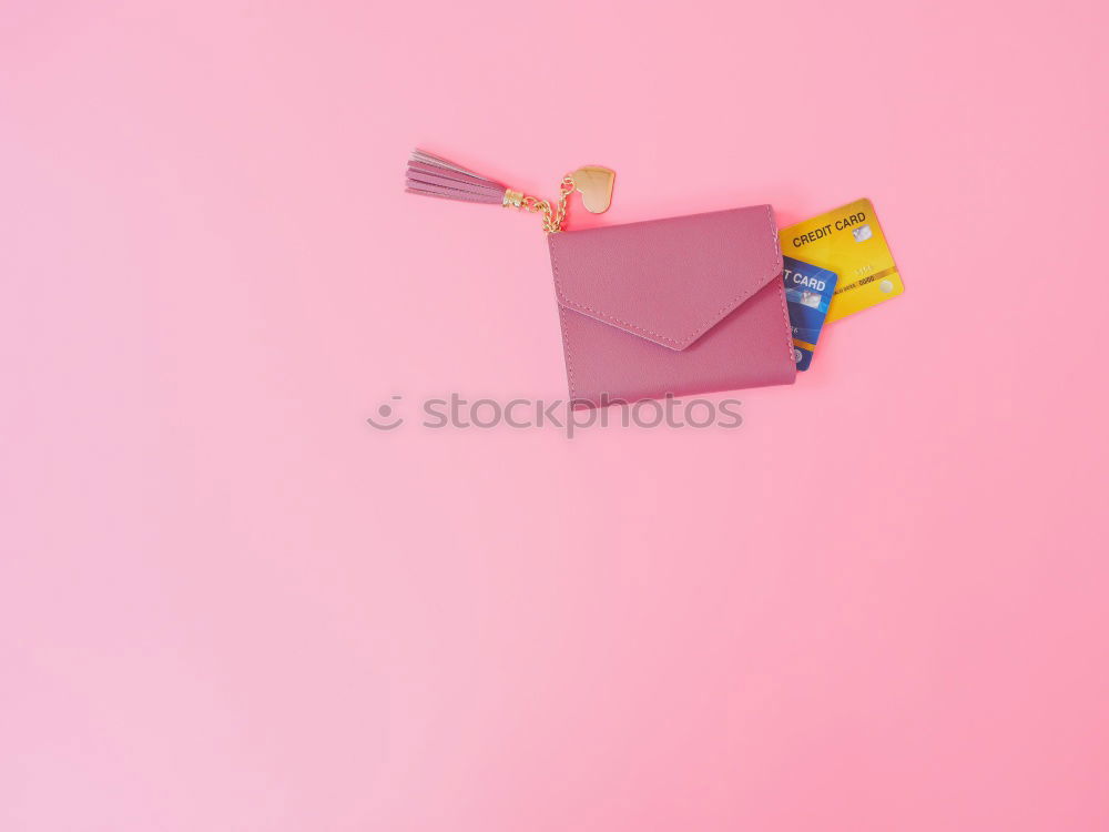 Similar – Image, Stock Photo Unwritten white tags on a pink background