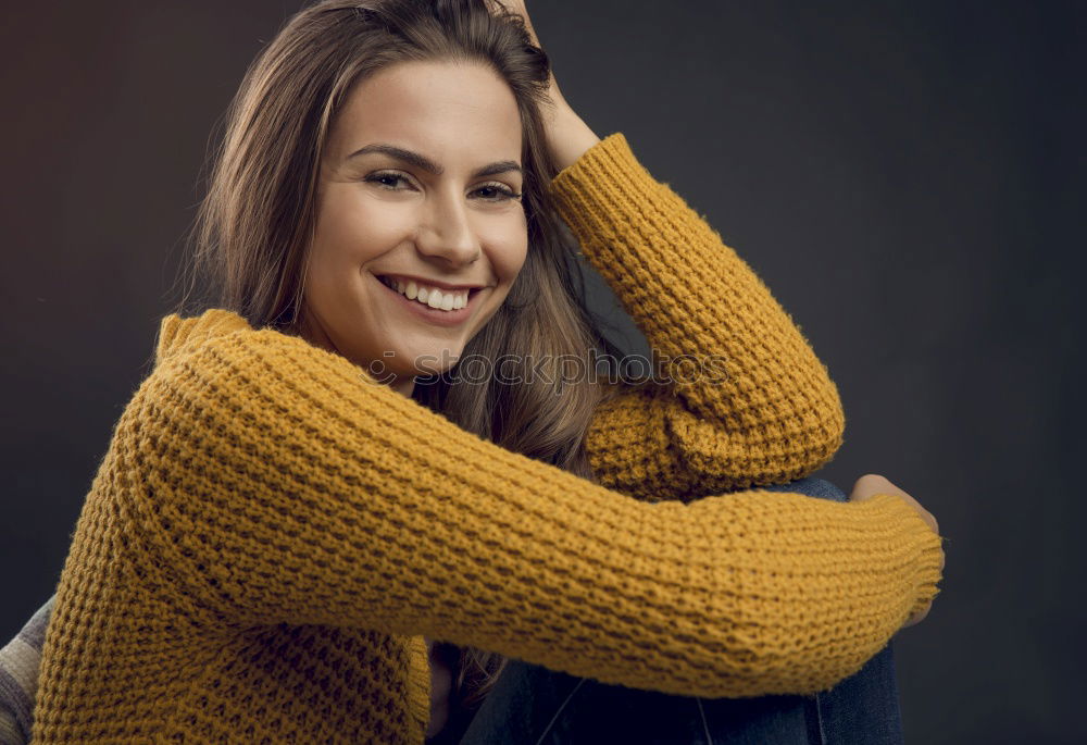 Similar – Beautiful model with cup of coffee