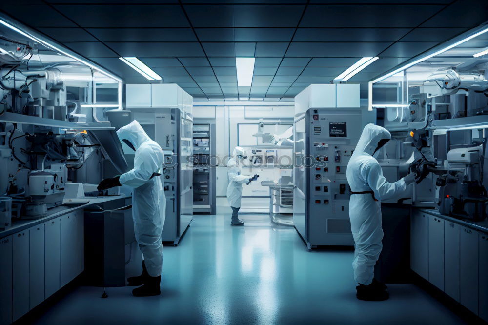 Similar – Image, Stock Photo Scientist proving revision in lab