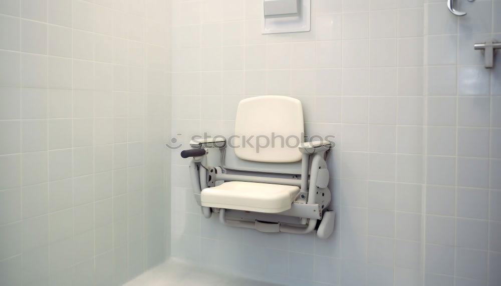 Similar – Image, Stock Photo Shower seat wall mounted for disabled person or elderly, shower for handicapped or senior home