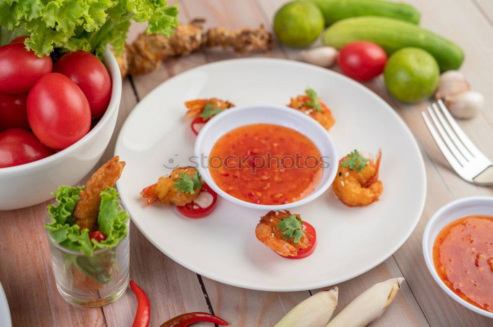 Similar – Image, Stock Photo Gazpacho spanish cold soup