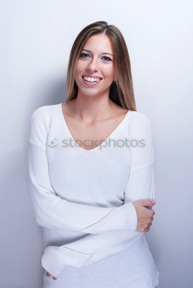 Similar – Happy Young Woman With Piercings