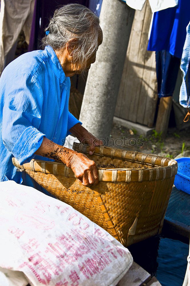 Similar – Image, Stock Photo Fabric Seller Guatemala