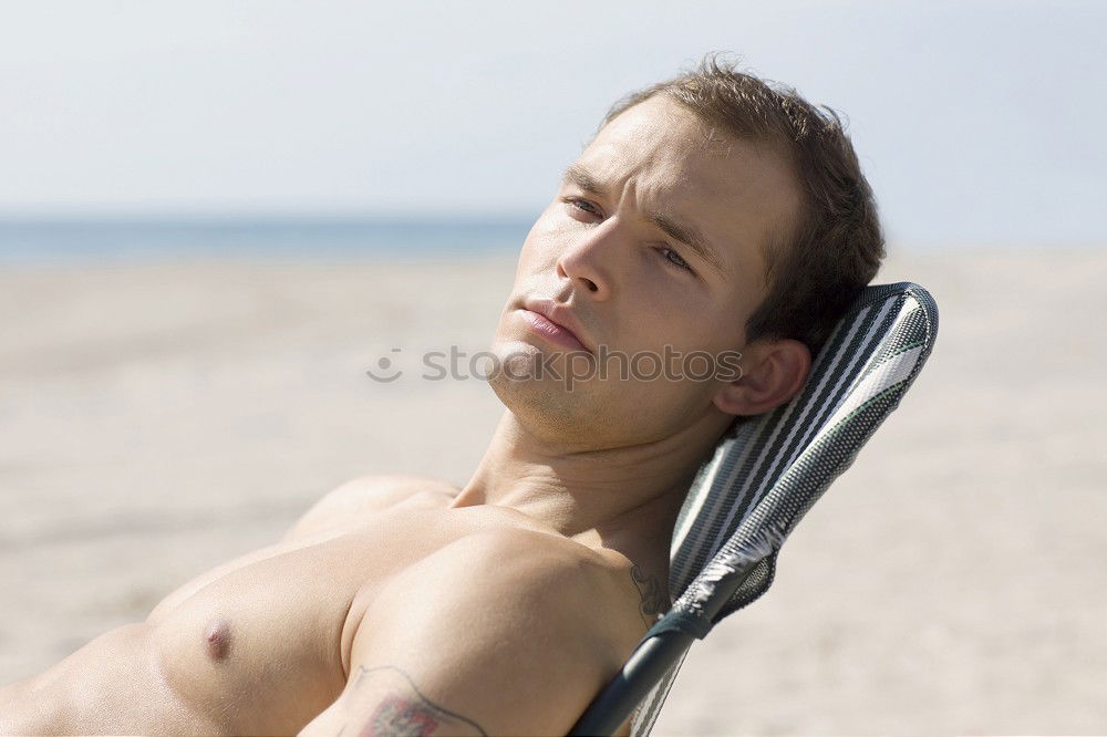 Similar – Diver in wet suit standing on beach