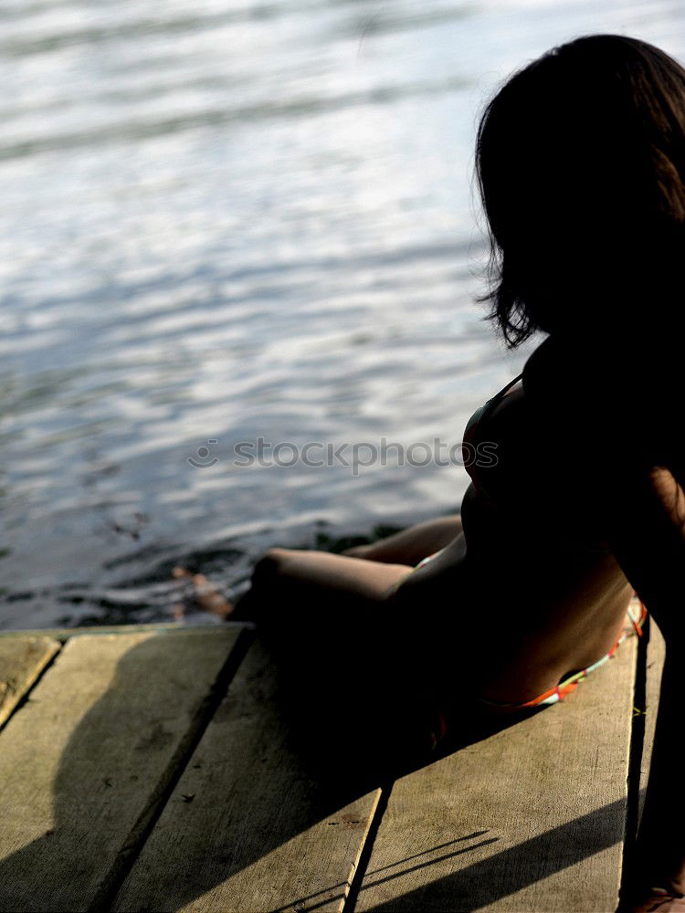 Similar – Image, Stock Photo dreaming dreams away