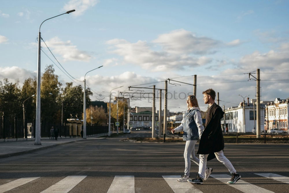 Similar – Image, Stock Photo Woman with afro hair walking through the streets