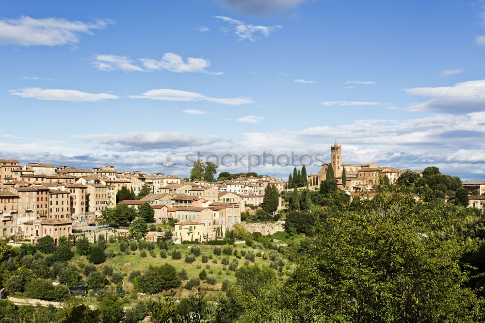 Image, Stock Photo Panoramic view in Piazza Armerina, Sicily, Italy