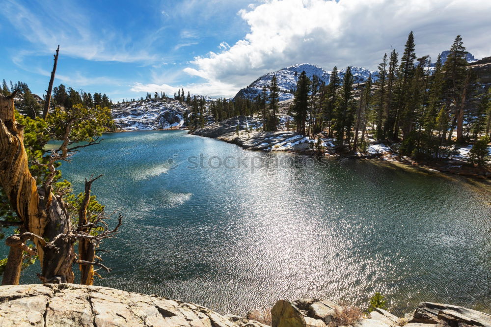 Similar – Image, Stock Photo Silver Lake Nature