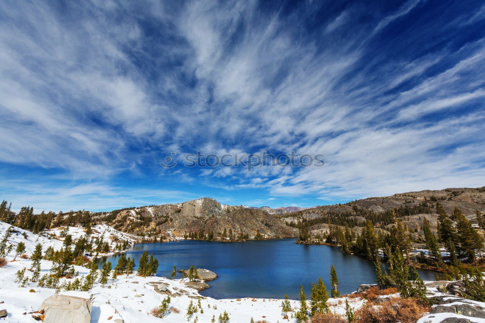 Similar – Image, Stock Photo Silver Lake Nature