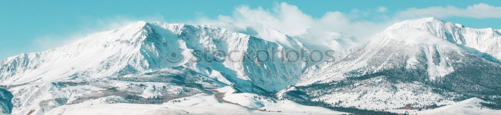 Similar – Alpenpanorama im Winter