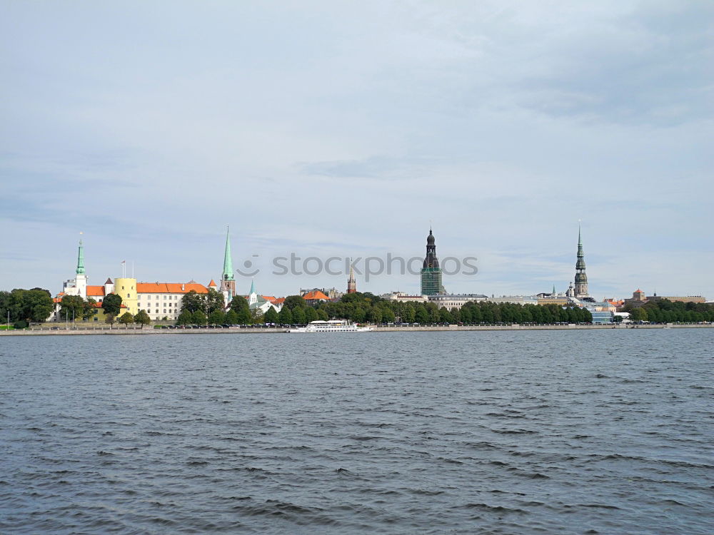 Image, Stock Photo waterside scenery in Copenhagen