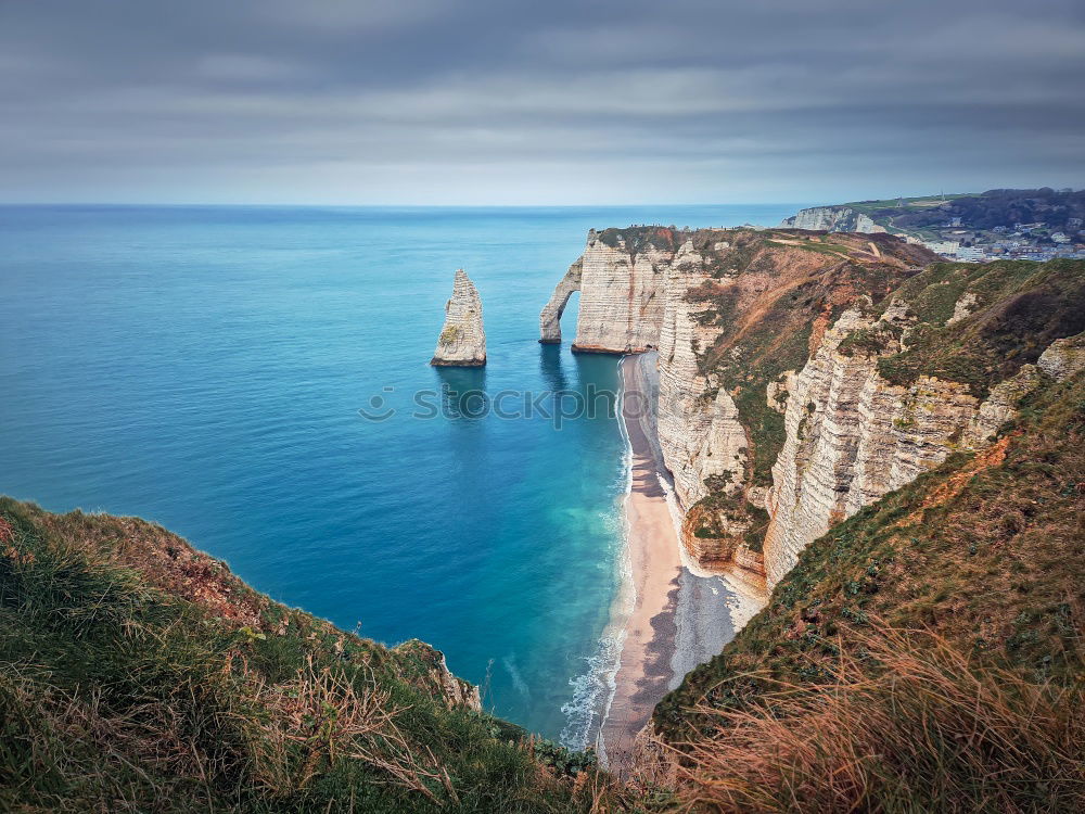 Similar – Image, Stock Photo etretat North Sea Étretat