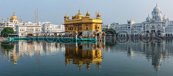 Image, Stock Photo Sikh Golden Temple with pond, Amritsar, Punjab, India