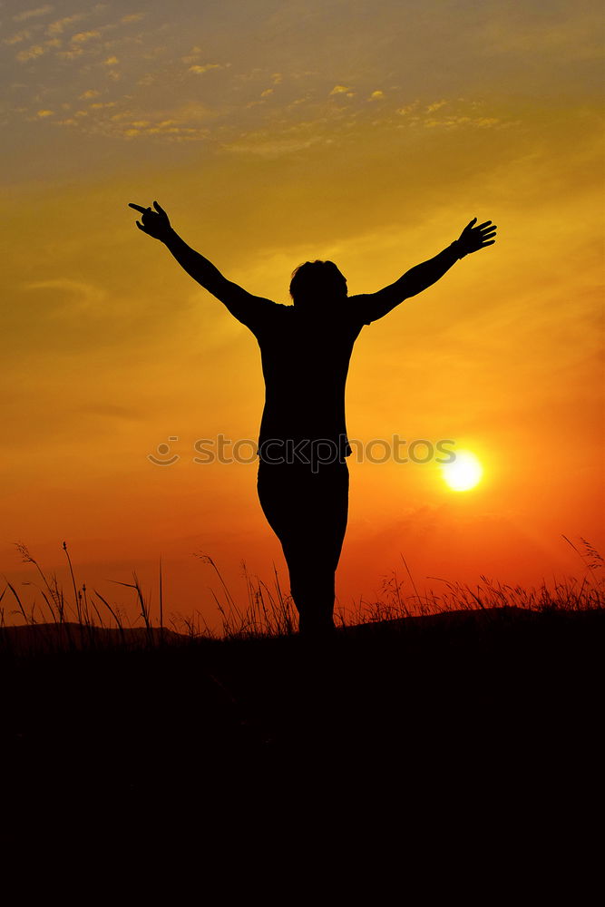 Similar – Image, Stock Photo Sun on your face Masculine