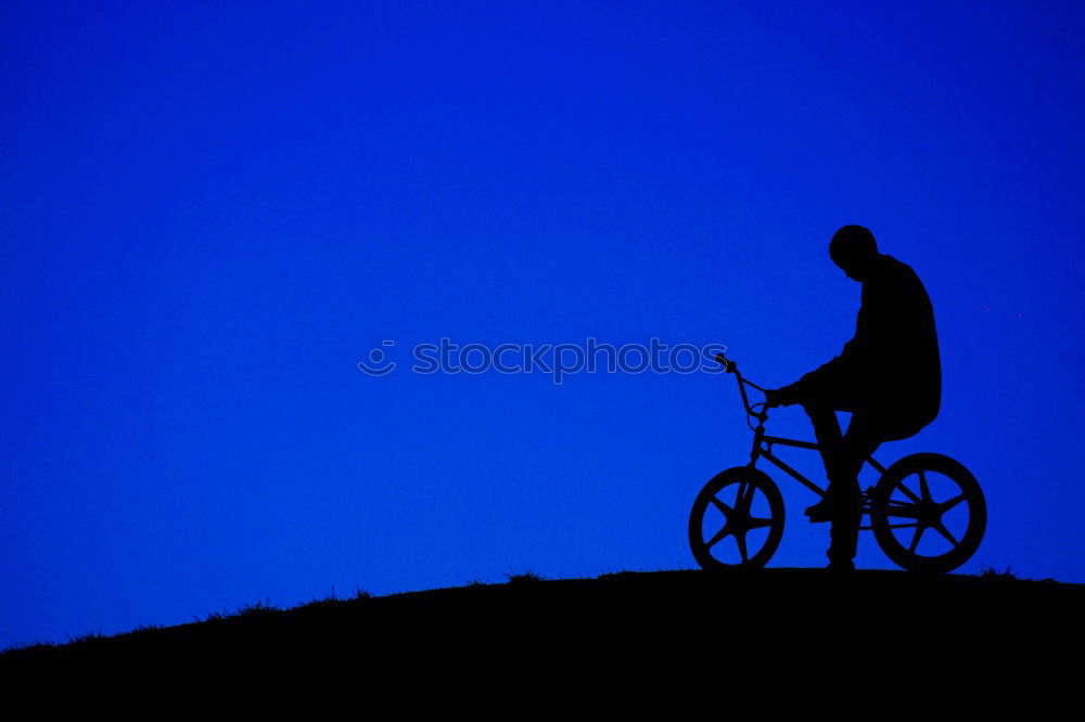 Image, Stock Photo Heavenly Cycle Route II