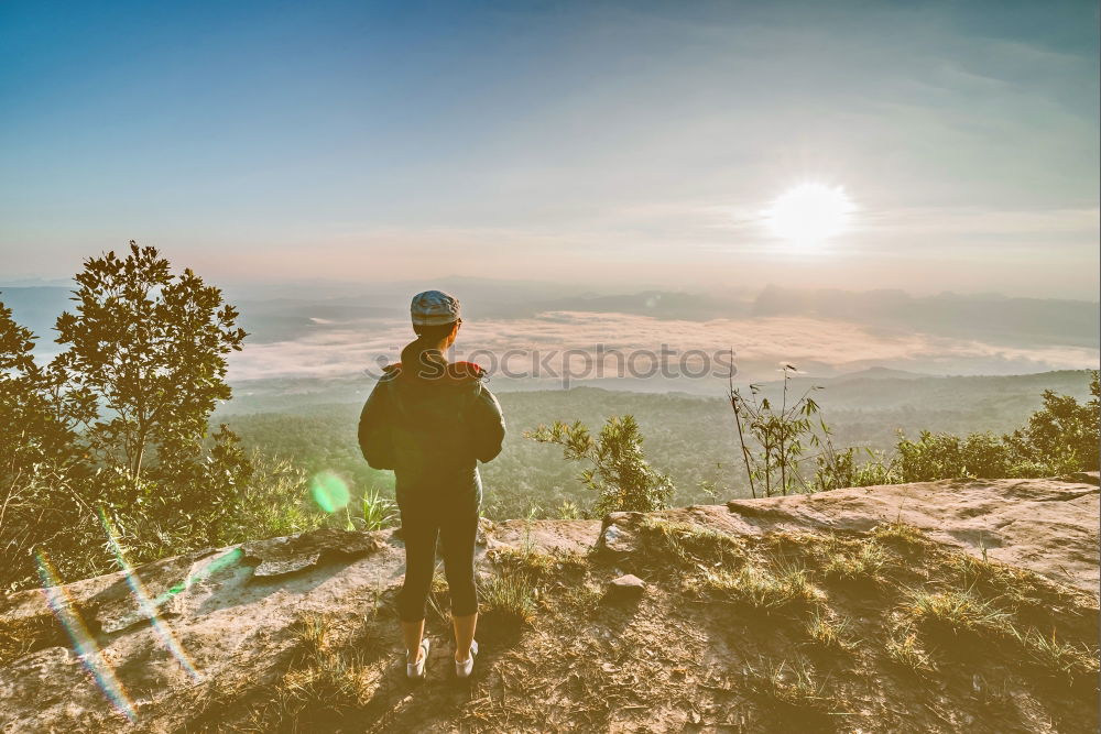 Similar – Image, Stock Photo Terrain with railing