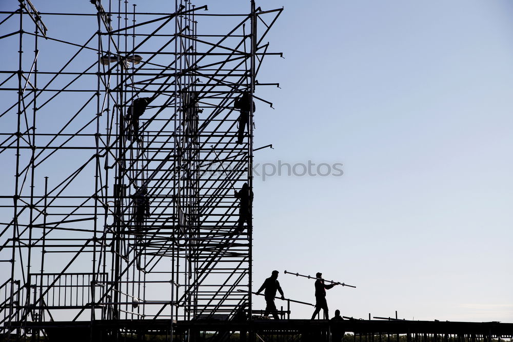 Similar – Image, Stock Photo Colorful construction site (2)