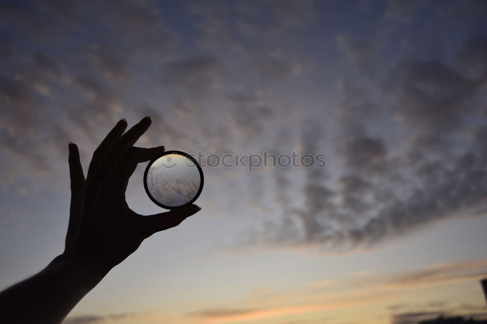 Similar – Morning Ocean in Glass Ball