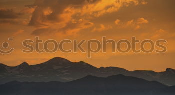 Image, Stock Photo The sky is burning