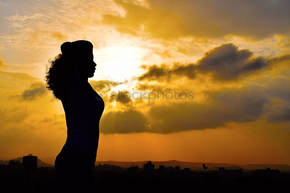 Similar – Image, Stock Photo Sun on your face Masculine