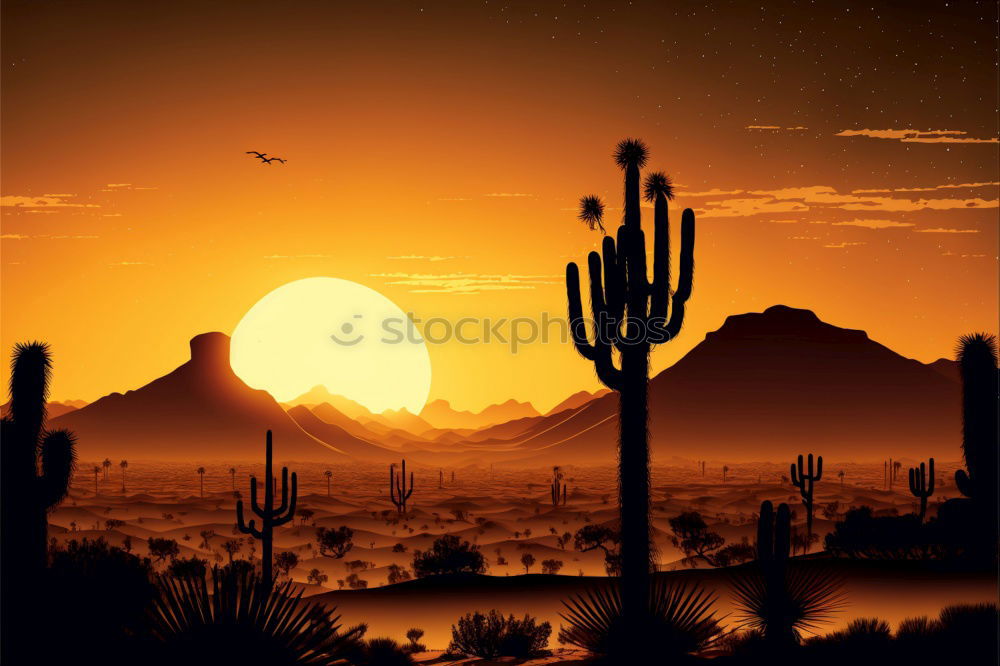 Similar – Image, Stock Photo Wild West and howling coyotes