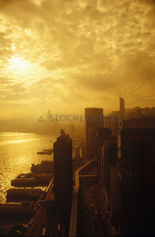 Similar – Image, Stock Photo Sun over Hamburg Town