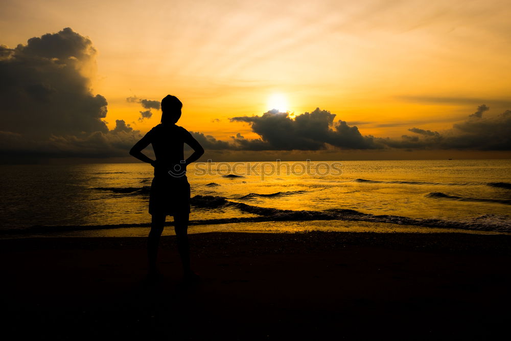Similar – Foto Bild Sunset in easter island, chile