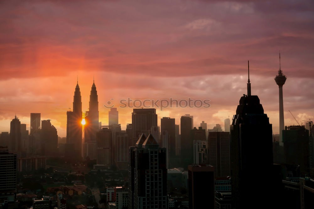 Image, Stock Photo Sunset berlin V