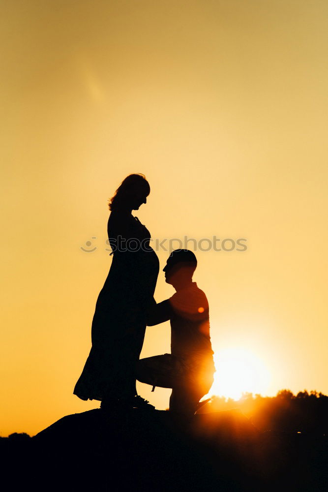 Similar – Image, Stock Photo Father and son playing with balloons in the park