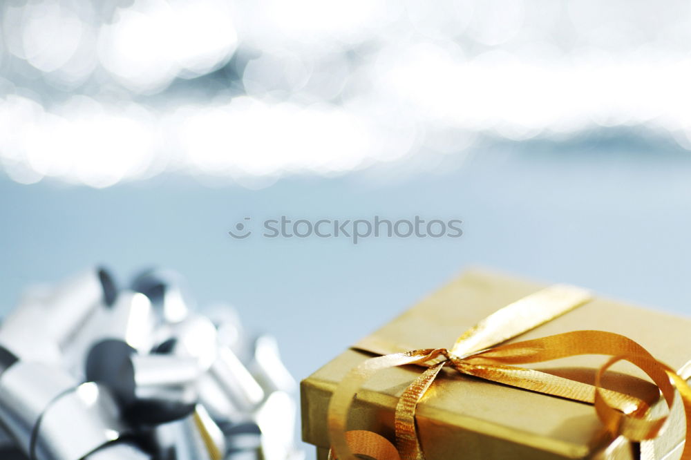 Similar – Image, Stock Photo Opened envelope and bag full of gifts