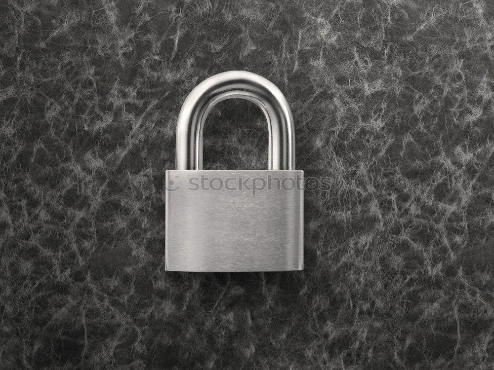 Similar – Image, Stock Photo Large lock with small key in Q-format