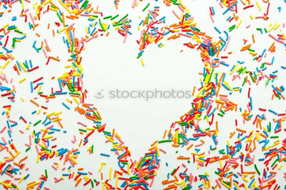 Similar – Confetti Heart Joy Happy