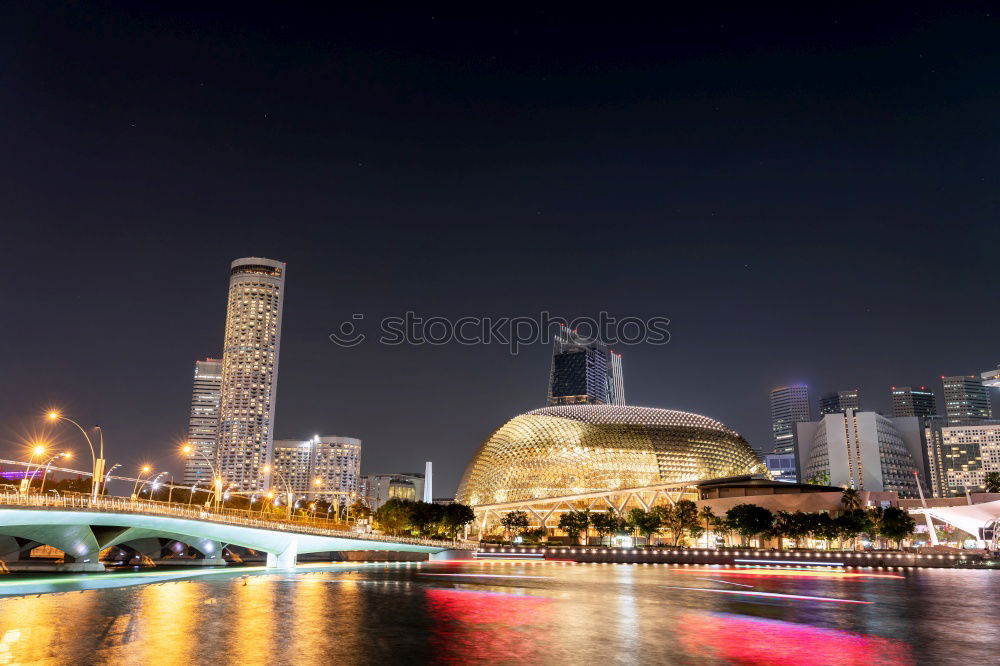 Similar – Singapore at night II