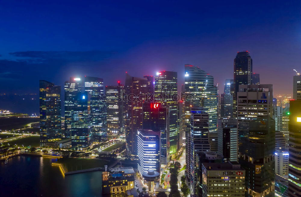 Similar – Image, Stock Photo Modern city with big skyscrapers