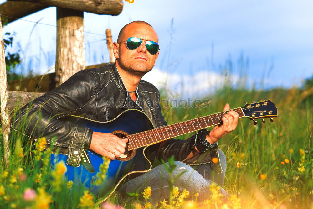 Similar – man in sunglasses Garden