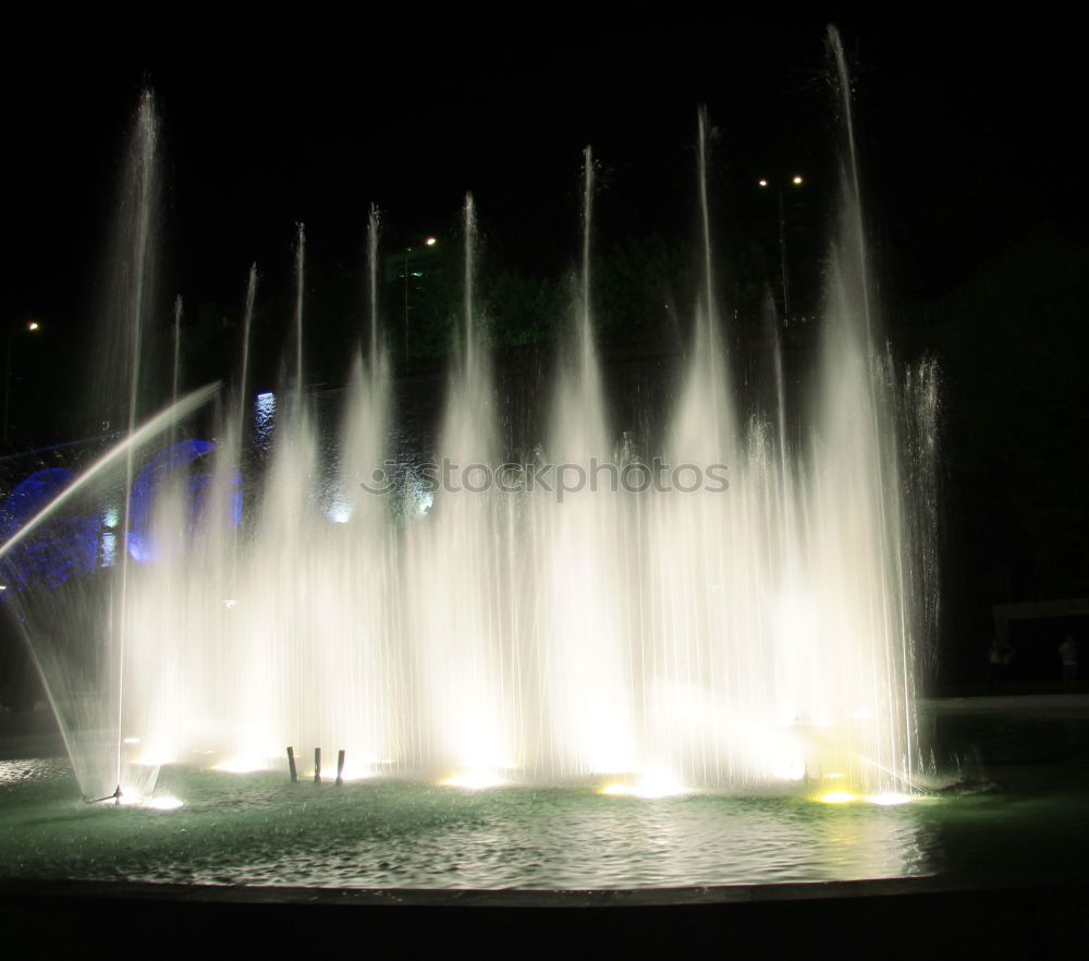 Similar – Fountain at night Night