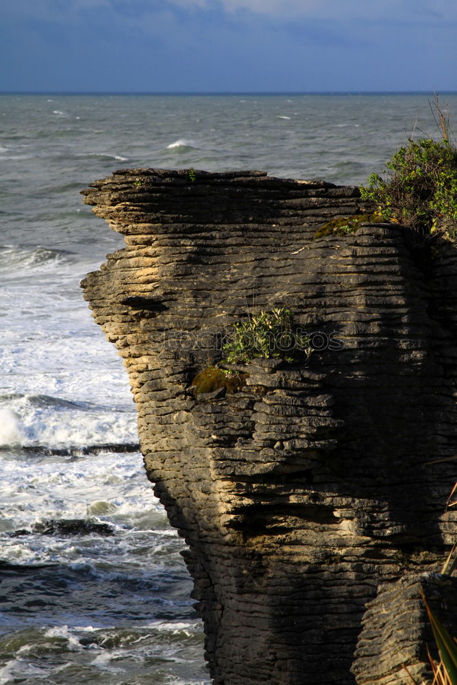 Similar – Image, Stock Photo Person on cliff