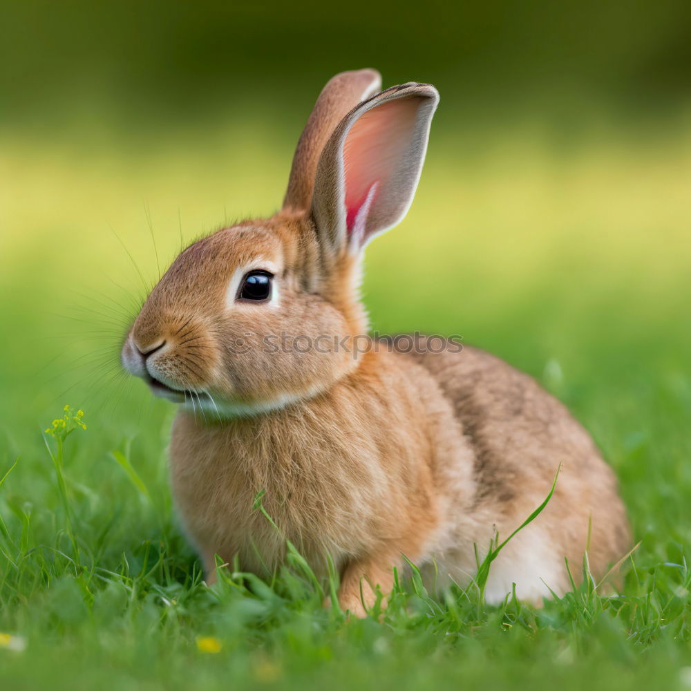 Similar – Brown easter bunny in fresh green grass