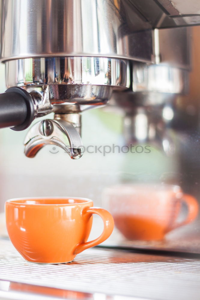 Similar – Image, Stock Photo Woman preparing coffee on stove